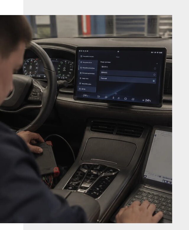 Русификация автомобиля BYD HAN для эксплуатации в Белой Калитве